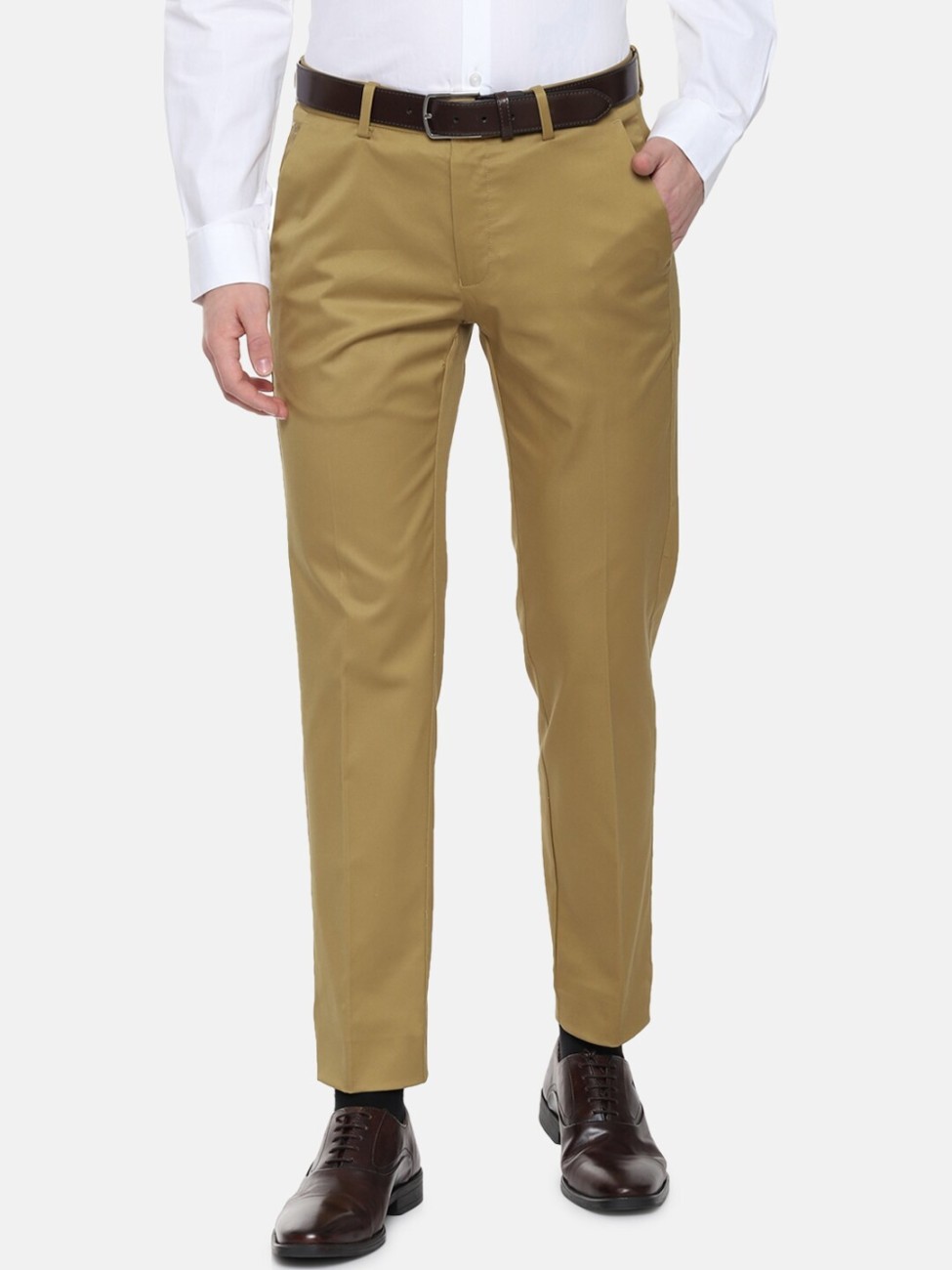 LOUIS PHILIPPE Slim Fit Men Khaki Trousers  Buy LOUIS PHILIPPE Slim Fit  Men Khaki Trousers Online at Best Prices in India  Flipkartcom