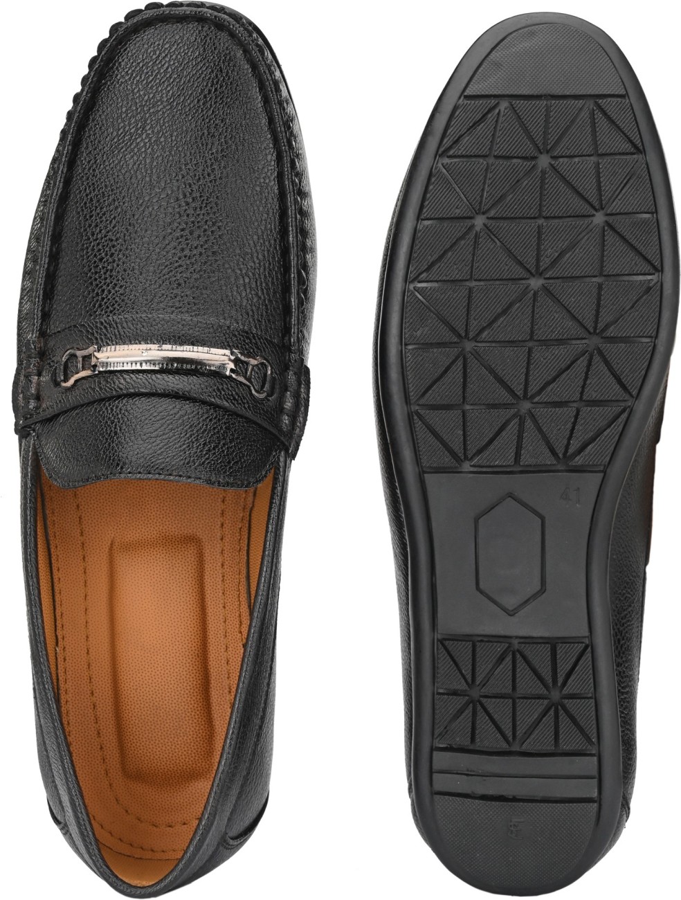 Buy Ariwa Stylish Loafers Shoes for Men (Mocaso Loafer) Black at