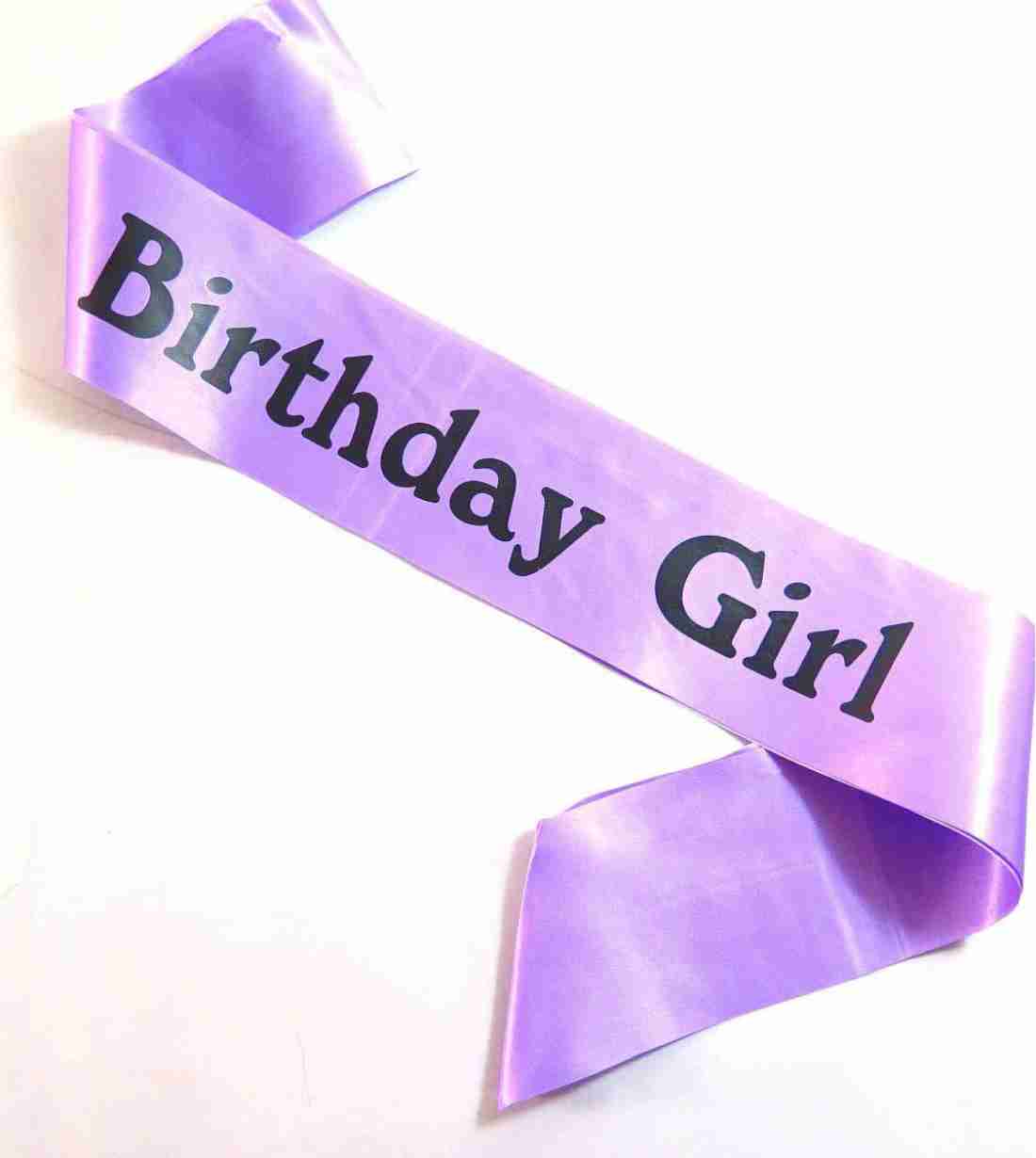 INFISPACE Birthday Girl Sash (Purple) Price in India - Buy ...