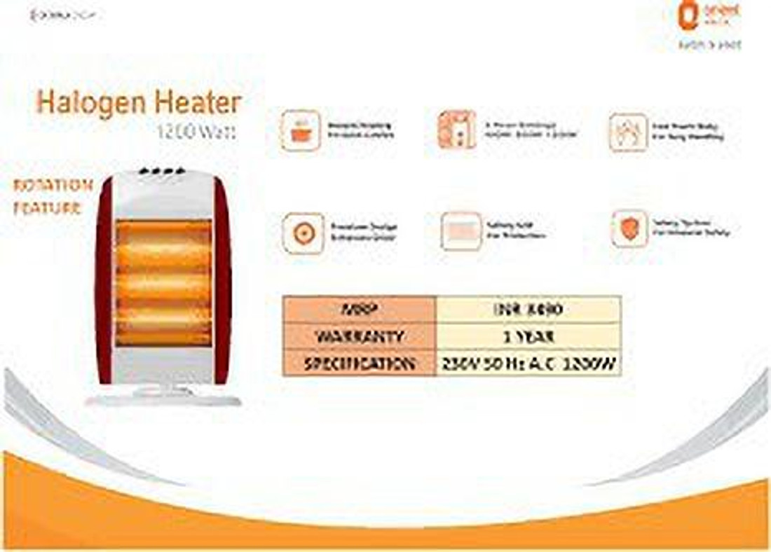 Orient Electric HH1200MAR 1200W Dura Hot Halogen Room Heater Price in India  - Buy Orient Electric HH1200MAR 1200W Dura Hot Halogen Room Heater online  at Flipkart.com
