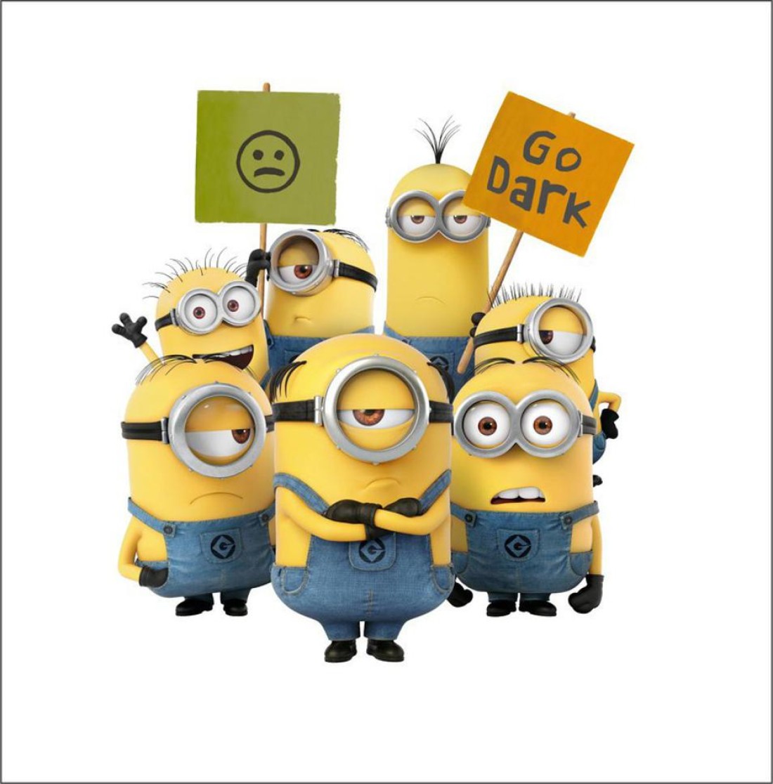 SahajDecor 50 cm Meet Cute Minion Wall Stickers Cartoon Covering ...