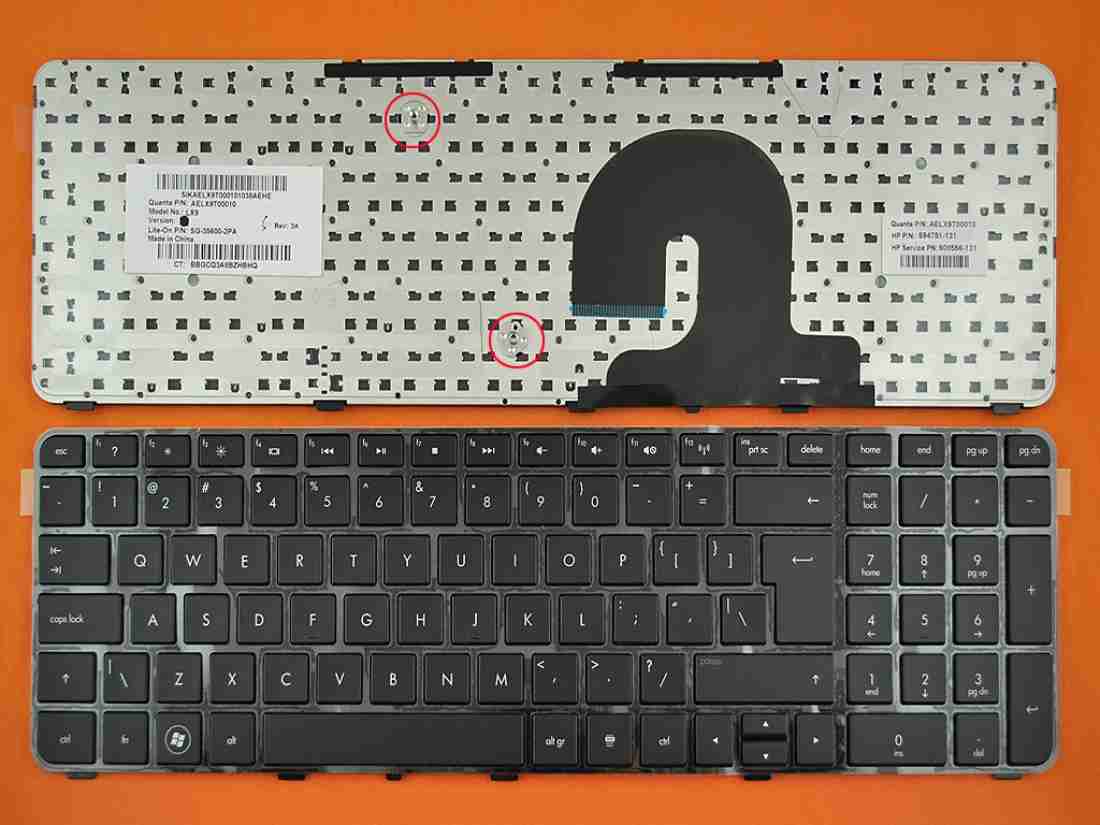 TECHCLONE Laptop Keyboard Replacement HP PAVILION DV7-4000