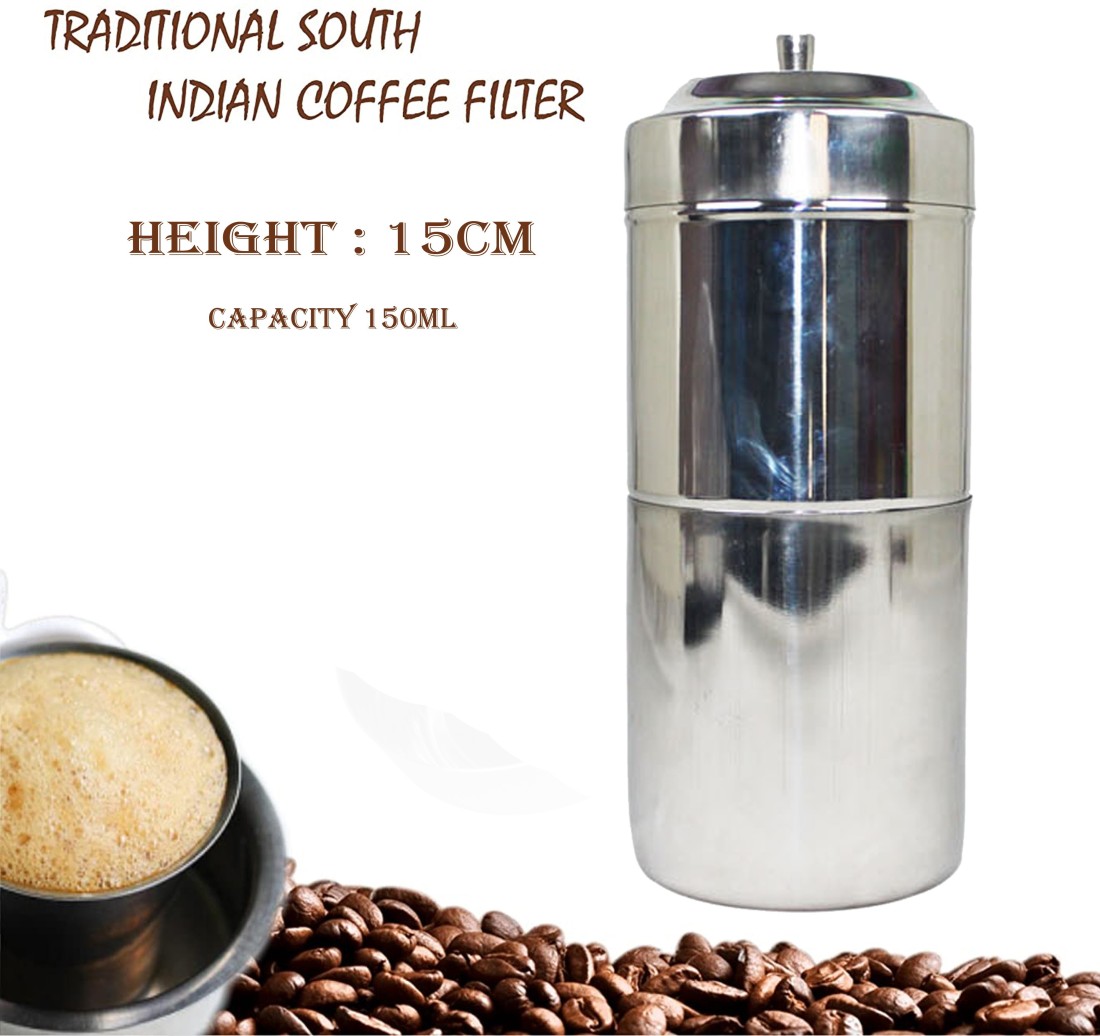 Coffee Filter Machine Stainless Steel South Indian Filter Coffee Drip  (150ml)