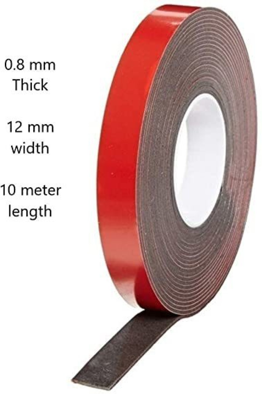 GODSHOWER Double Sided Tape Premium (Set of 1) 12 mm x 10 m RED Reflective  Tape Price in India - Buy GODSHOWER Double Sided Tape Premium (Set of 1) 12  mm x