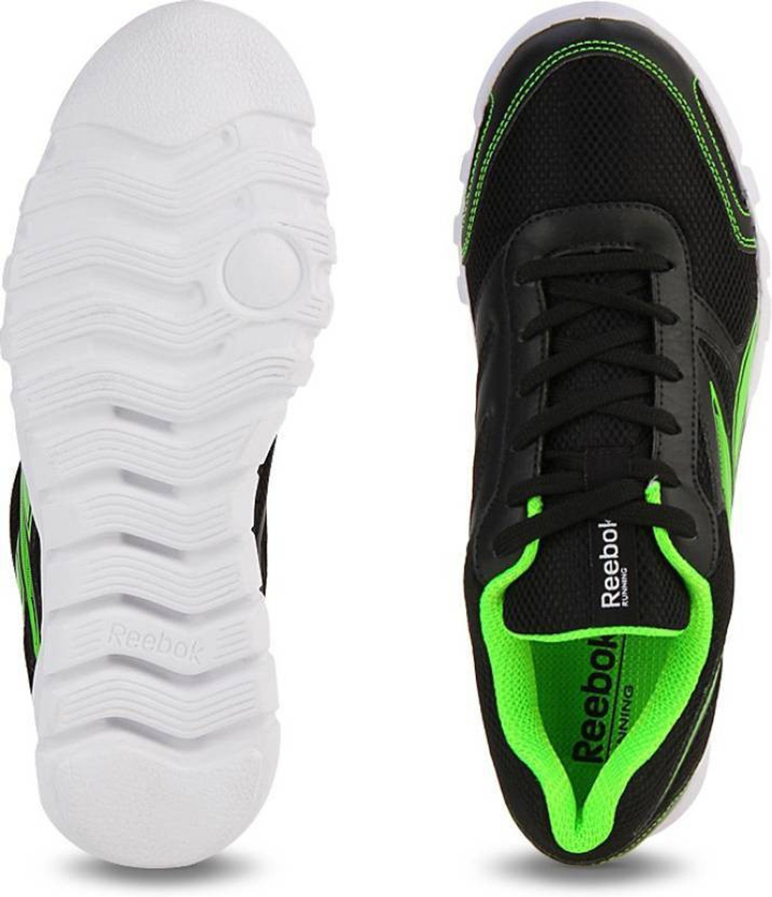 reebok neon green shoes