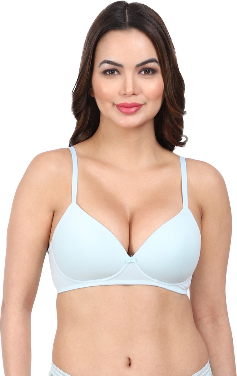 Amour Secret Women's Lightly Padded Seamless Plunge Bra Pack of 2 PD2018