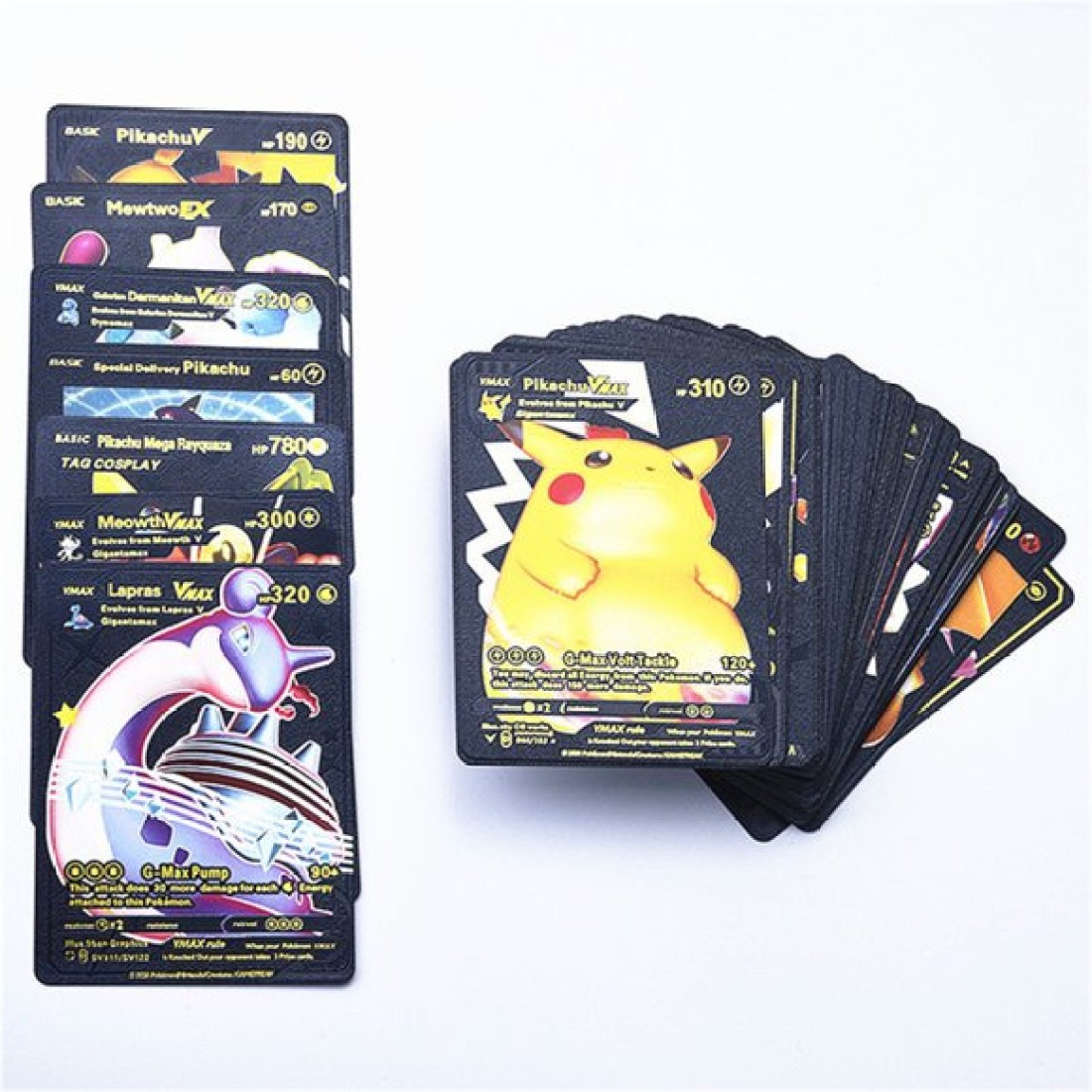 CrazyBuy Pokemon Black Foil Card 55 (Vmax, V, GX, EX & Basic cards ) - Pokemon  Black Foil Card 55 (Vmax, V, GX, EX & Basic cards ) . Buy POKEMON toys