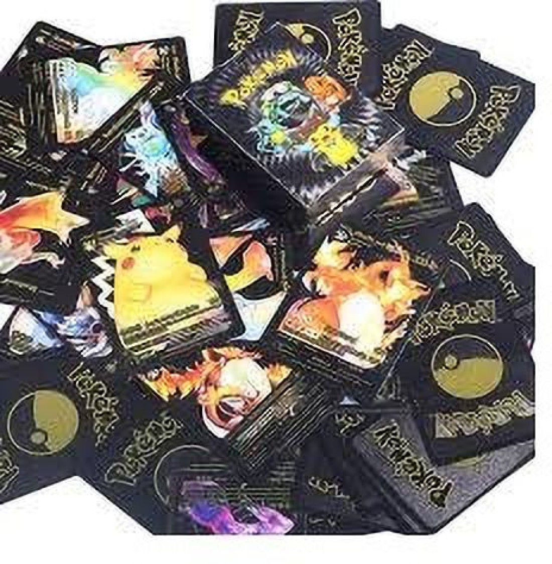 CrazyBuy Pokemon Black Foil Card 55 (Vmax, V, GX, EX & Basic cards ) - Pokemon  Black Foil Card 55 (Vmax, V, GX, EX & Basic cards ) . Buy POKEMON toys