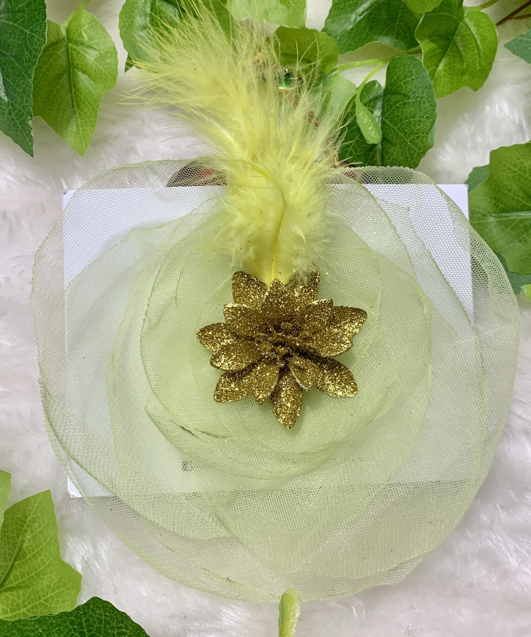 Buy Lucky Leaf Women Girl Fascinators Hair Clip Hairpin Hat Feather  Cocktail Wedding Tea Party Hat Online at desertcartINDIA