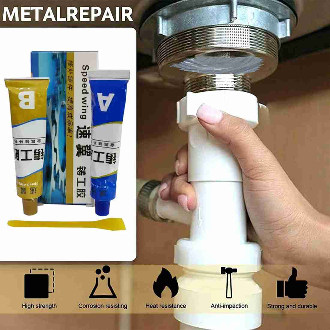 Heat Resistance Cold Weld Metal Repair Paste