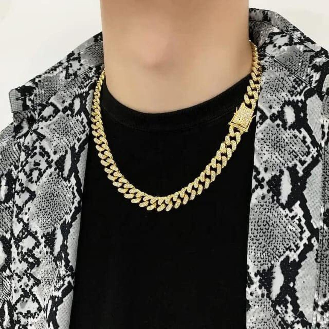 MEENAZ Hip Hop Cuban Chain MC stan chain miami cuban link chains