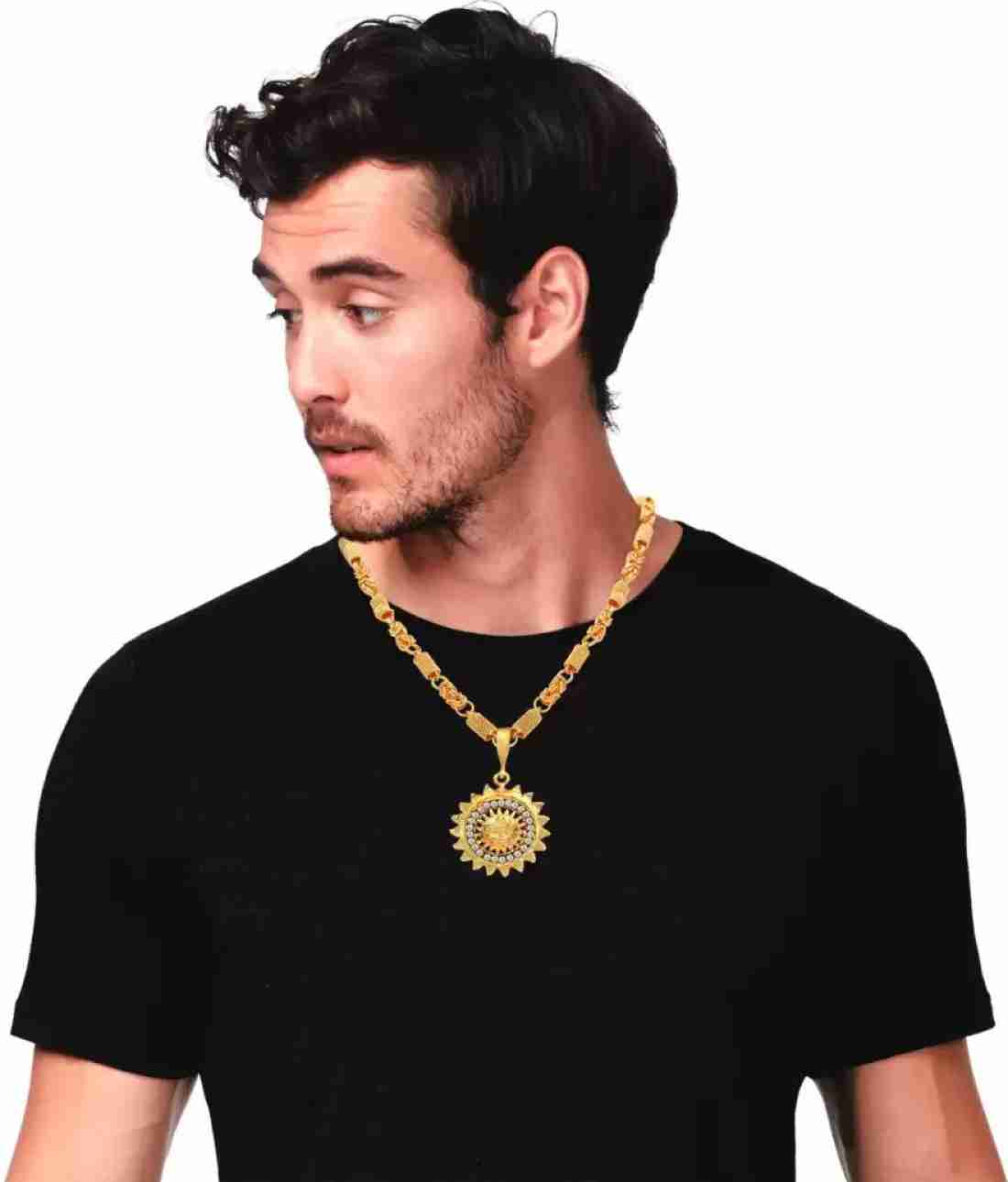 LABHUBAMON New style new year gold chain for man and boy Gold