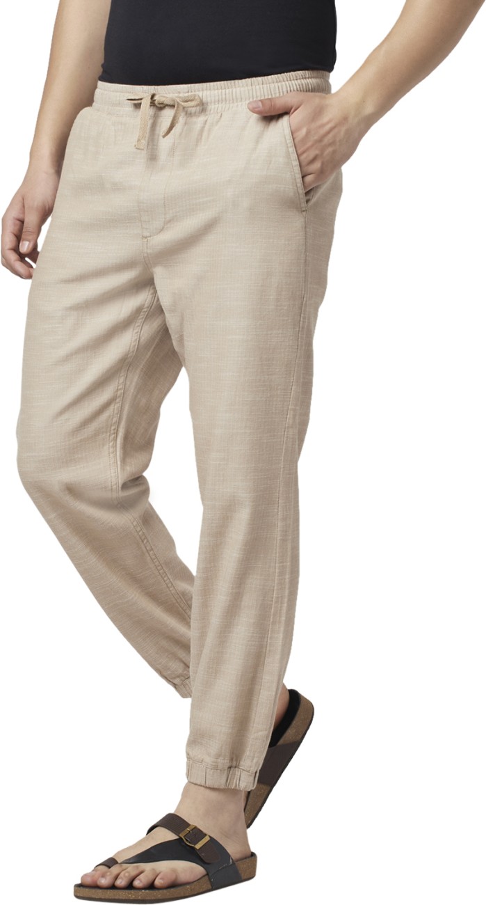 Byford by Pantaloons Light Grey Slim Fit Trousers