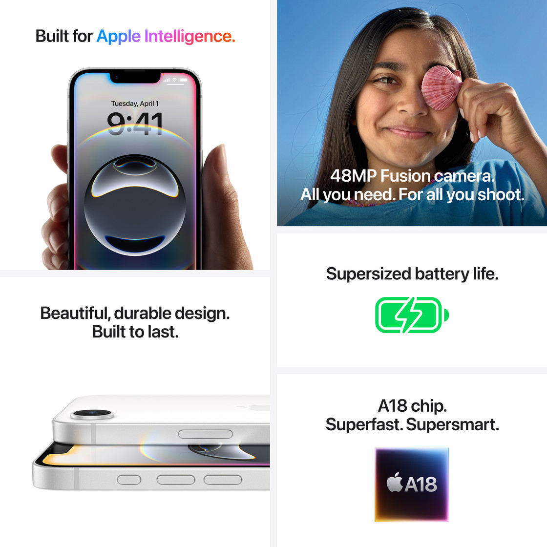 Apple iPhone 16e 5G Smartphone with 128 GB Storage smartphone price comparison image - view 8