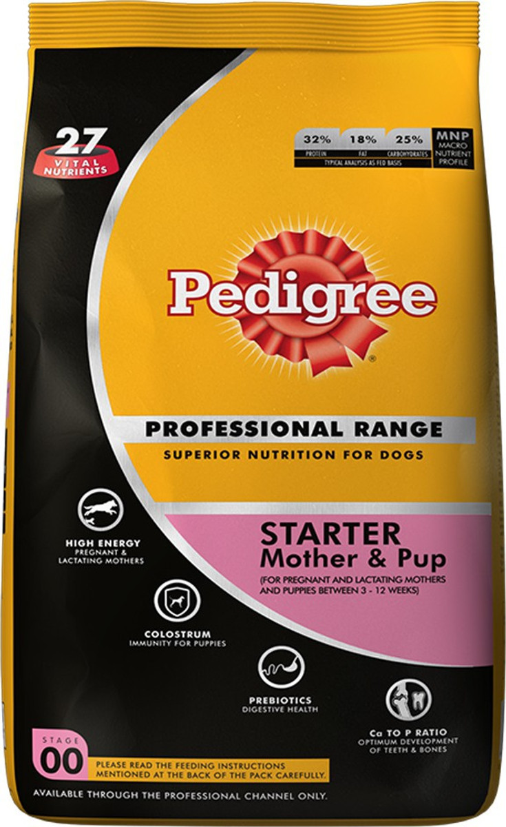 pedigree starter food
