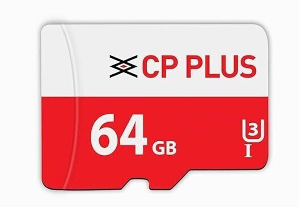 CP-CSVM-64GB CP PLUS 64GB Micro SDXC Memory Card UHS-3 Class 10