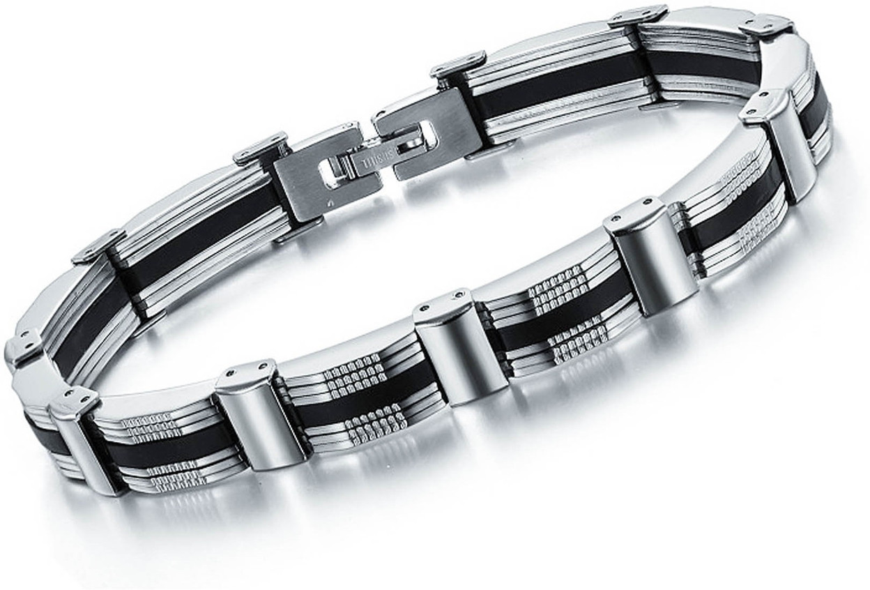 yellow chimes stainless steel rhodium bracelet