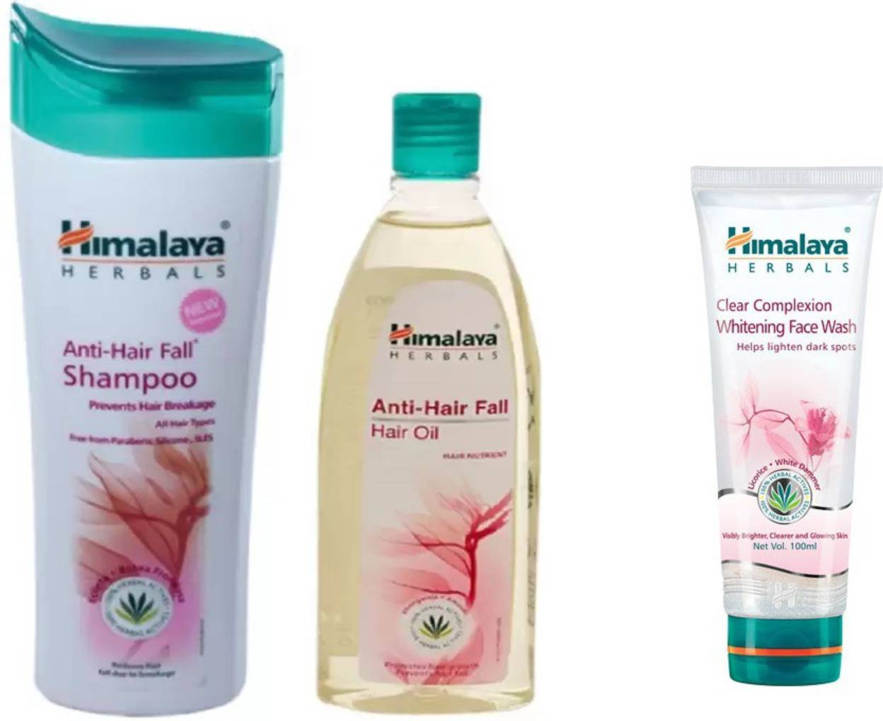 Himalaya Anti Hair Fall Shampoo Anti Hair Fall Hair Oil Clear Complexion Whitening Face Wash Set Of 3 Buy Himalaya Anti Hair Fall Shampoo Anti Hair Fall Hair Oil Clear Complexion