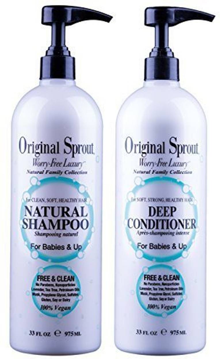 Original Sprout Natural Shampoo And Deep Conditioner Bundle
