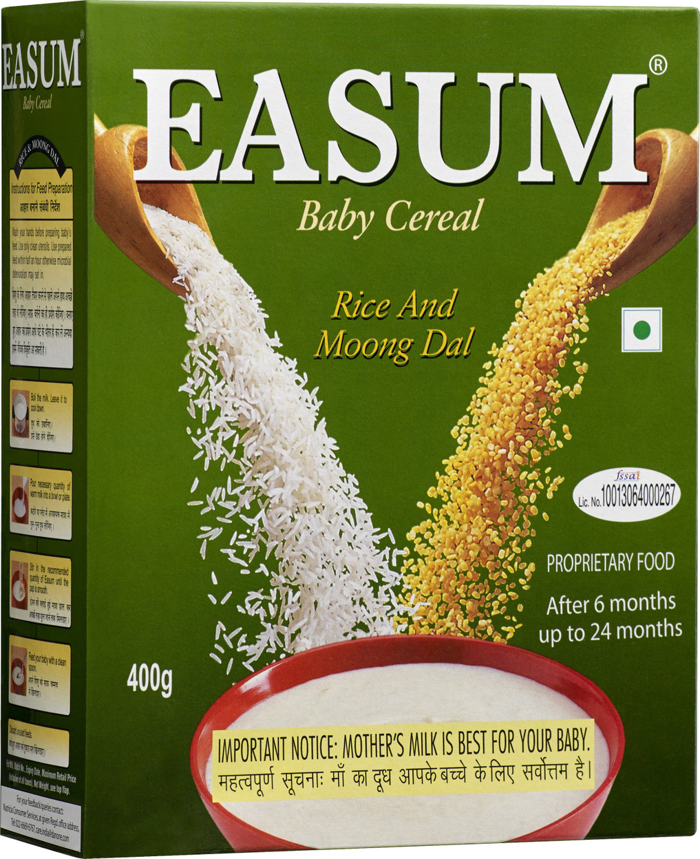 easum rice and moong dal