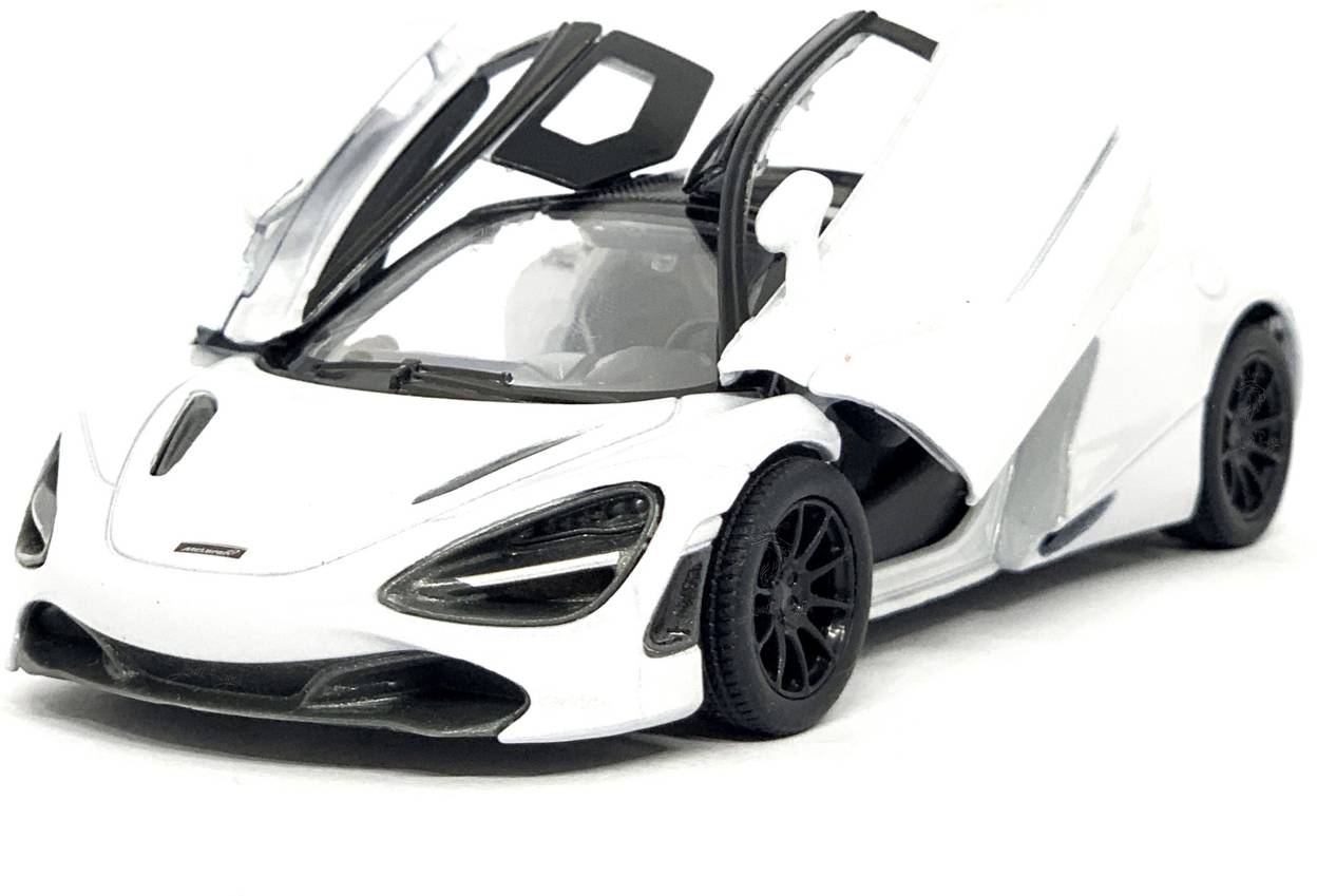 Jack Royal 1 36 Scale Mclaren 720s Kt5403 Pull Back Toy Car White
