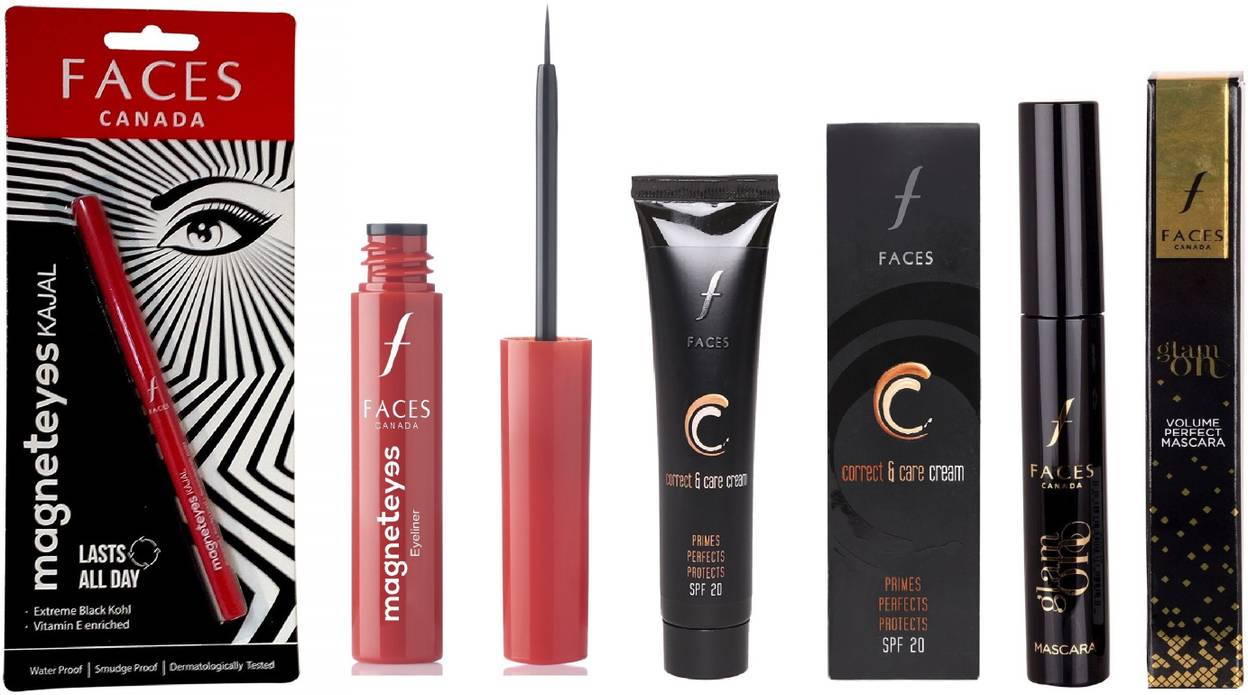 Faces Canada Make Up Kit Set Of 4 Buy Faces Canada Make Up Kit Set Of 4 At Shortlyst Com faces canada make up kit set of 4