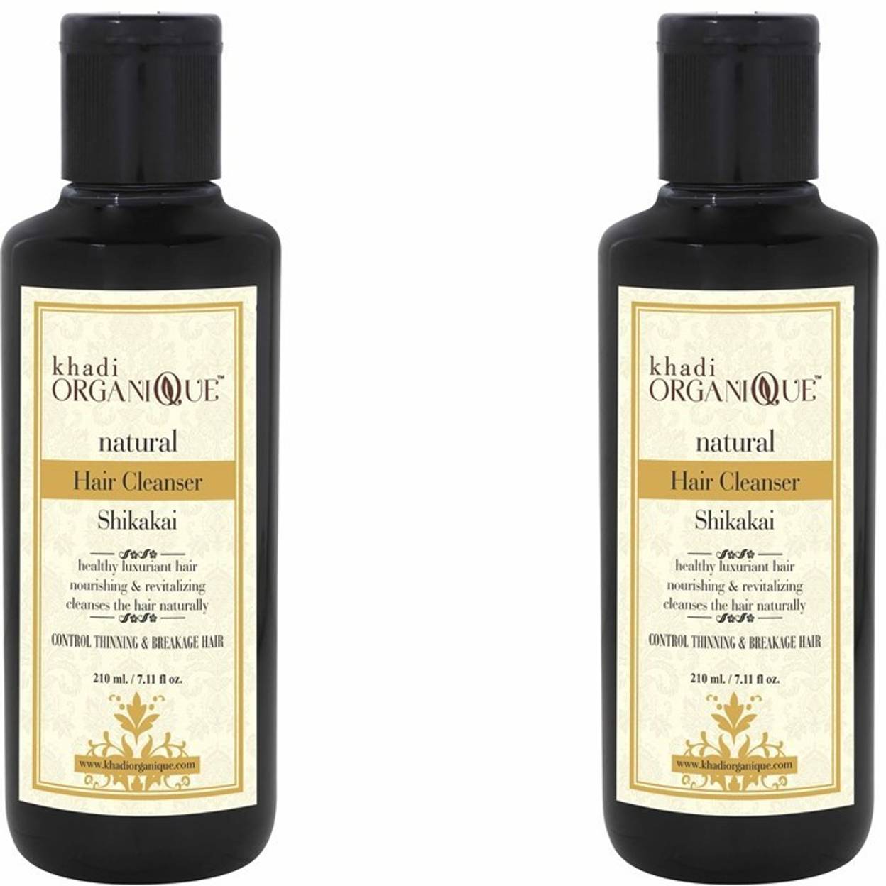 Khadi Organique Herbal Natural Shikakai Hair Cleanser Shampoo
