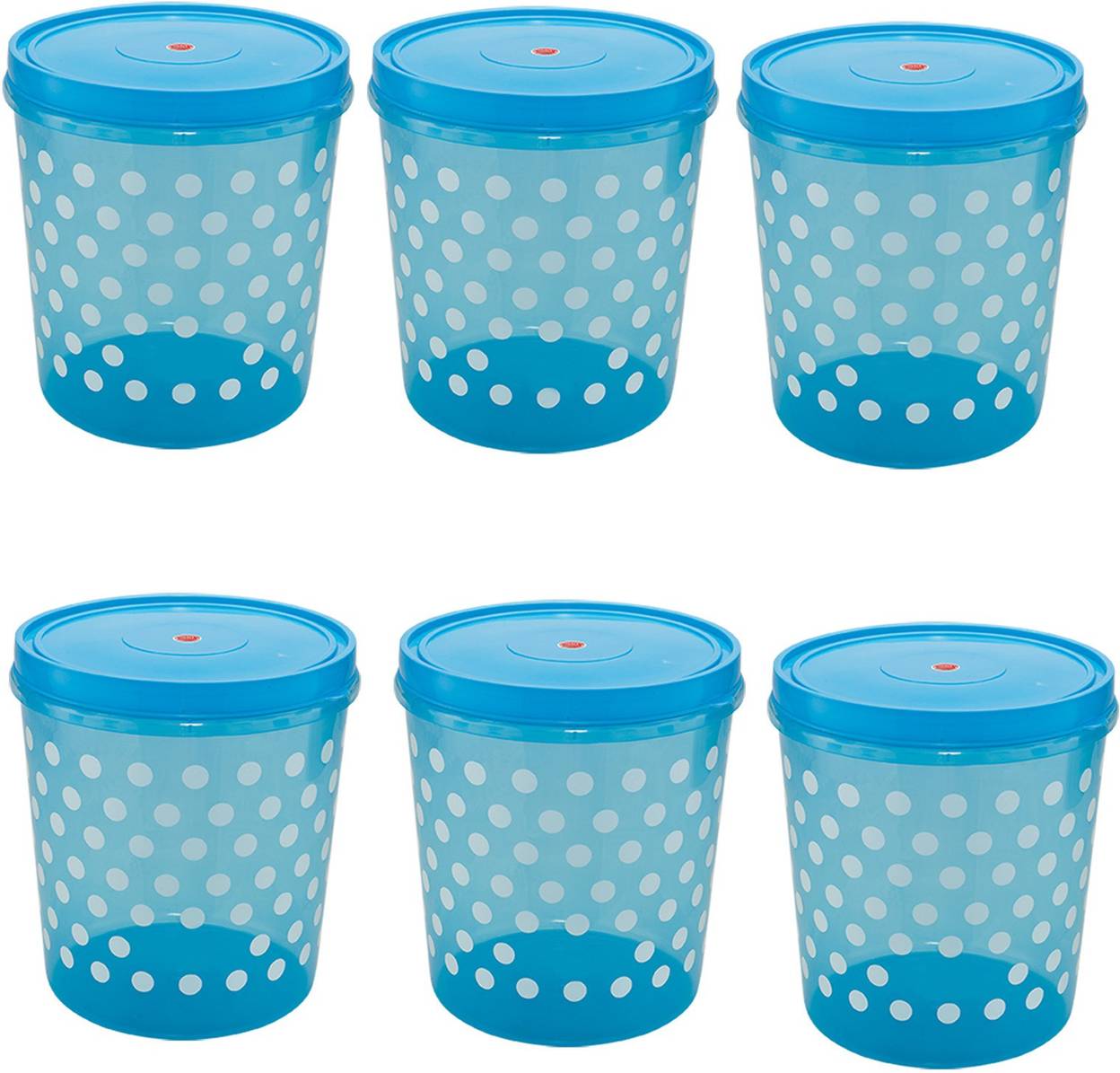 Meded Multipurpose Polka Dot Design Airtight Fresh Kitchen Storage