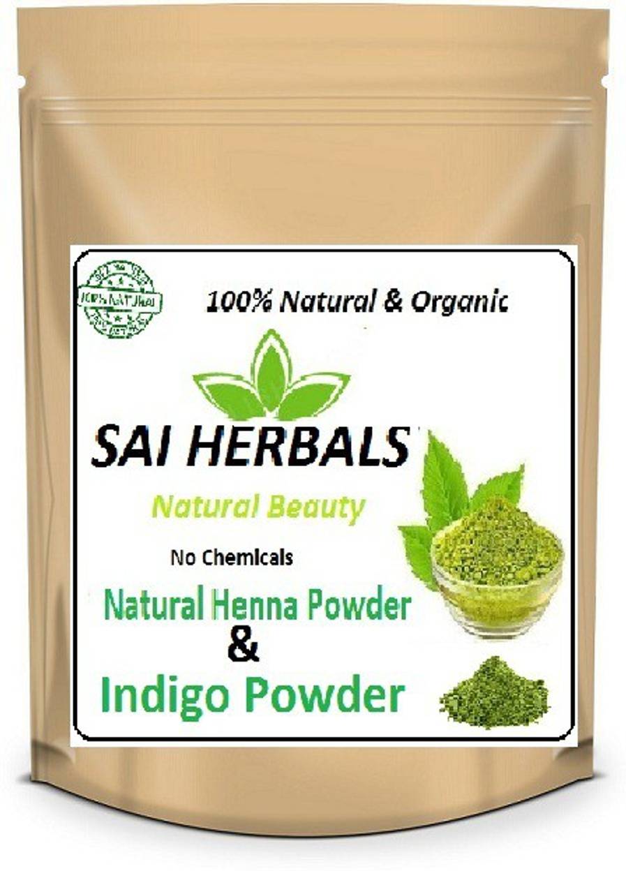 Sai Herbals Indigo Henna Powder For Hair Beard Dry 100
