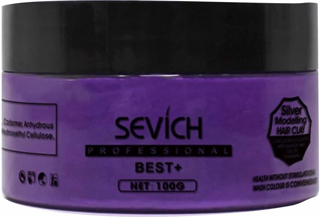 Sevich Colour Hair Styling Wax Hair Dye Classy Purple Hair Wax