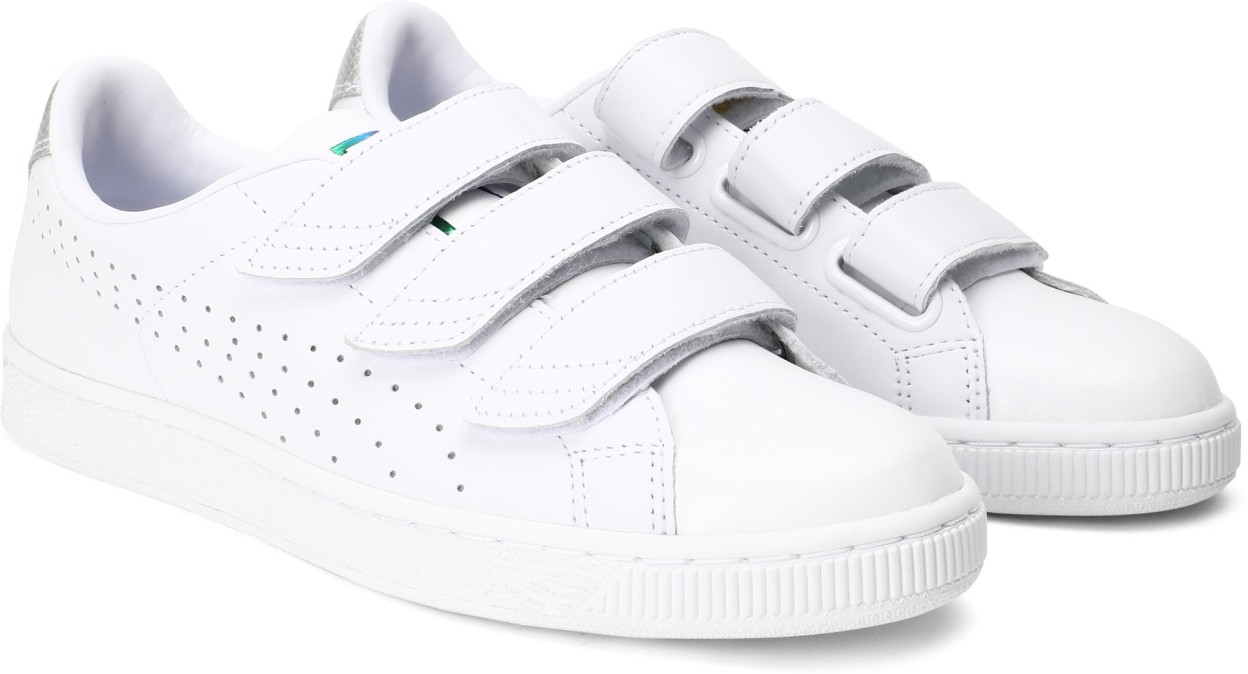 puma white basketball shoes