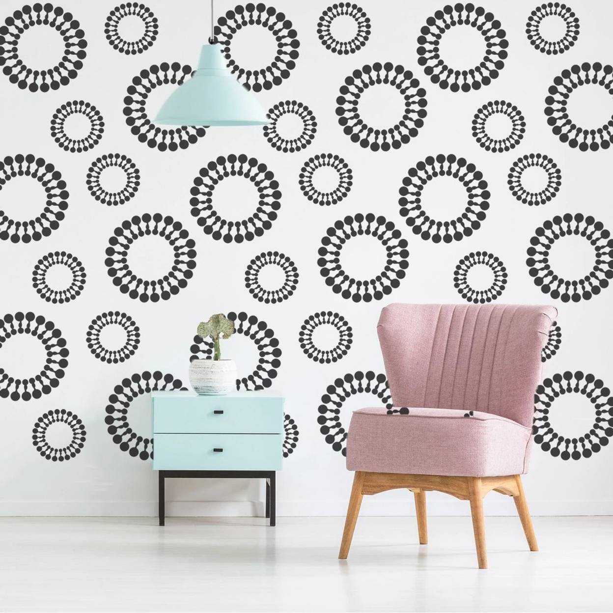 Decor Now Stencil 382 S382 Reusable Diy Wall Stencil Painting