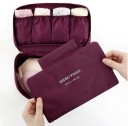 Grey Prosperveil Travel Underwear Bra Packing Cube Organizer Storage Bag Women Lingerie Pouch Portable Waterproof 