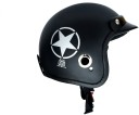 half helmet with lock hole