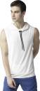 Fitkin Solid Men Hooded Neck White T-Shirt - Buy Fitkin Solid Men