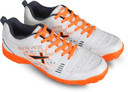 Blaster-22 Yards Cricket Shoes For Men  (White, Orange)