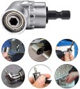 REDDSN 105 Degree Connector Magnetic Right Angle Drill,105 Degree Right Driver Angle Extension Power Screwdriver Socket Tool,1/4inch Drive 6mm Hex Adapter Attachment 