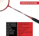 Yonex Arcsaber 15i pre Strung badminton racquet racket with Full cover VeryLight 