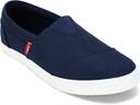 Sparx Men SM 385 Navy Blue Beige Slip On Sneakers For Men