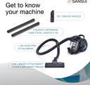 Sansui Whirlwind Bagless Dry Vacuum 