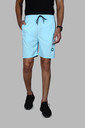 Solid Men Light Blue Basic Shorts, Baggy Shorts, Running Shorts, Night Shorts, Gym Shorts, Regular Shorts, Swim Shorts