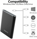 Laptop Black Chromebook MacBook Desktop HWAYO 80GB Ultra Slim Portable External Hard Drive USB3.0 2.5'' HDD Storage for PC 