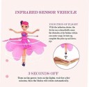 Uyuke Flying Fairy Doll Control de inducción RC Aircraft Kids Toys Ballet Girl Flying Princess Toy 