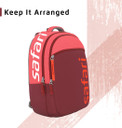 SAFARI SPREEUSB 19 CASUAL BACKPACK WINE 