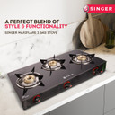 singer maxiflare 3 gs glass manual gas stove