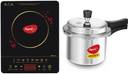 Pigeon acer plus induction cooktop with sales ib 3 ltr pressure cooker 2021 combo