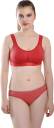 MSIU Women Cotton Non-Padded Non-Wire Sports Running Bra with