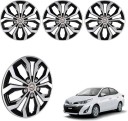 Overdrive Brands Silver 15 Hub Cap Wheel Covers for Toyota Yaris Set of 4 