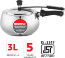borosil cooker 3 litre price