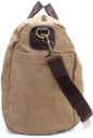 Brune canvas leather mens small travel bag clearance
